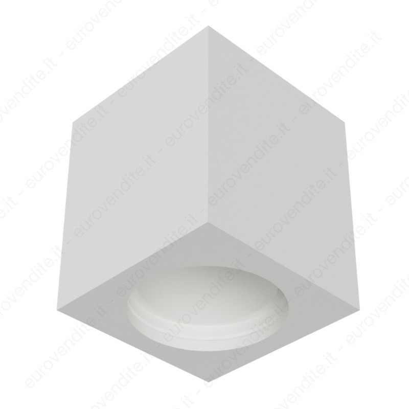 Cammeo Ceramica - gesso ceramico bianco - cm 4 x 3